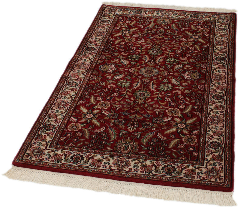 3x5 Red and Beige Turkish Traditional Rug