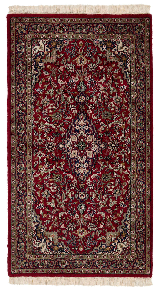 3x5 Red and Beige Turkish Traditional Rug