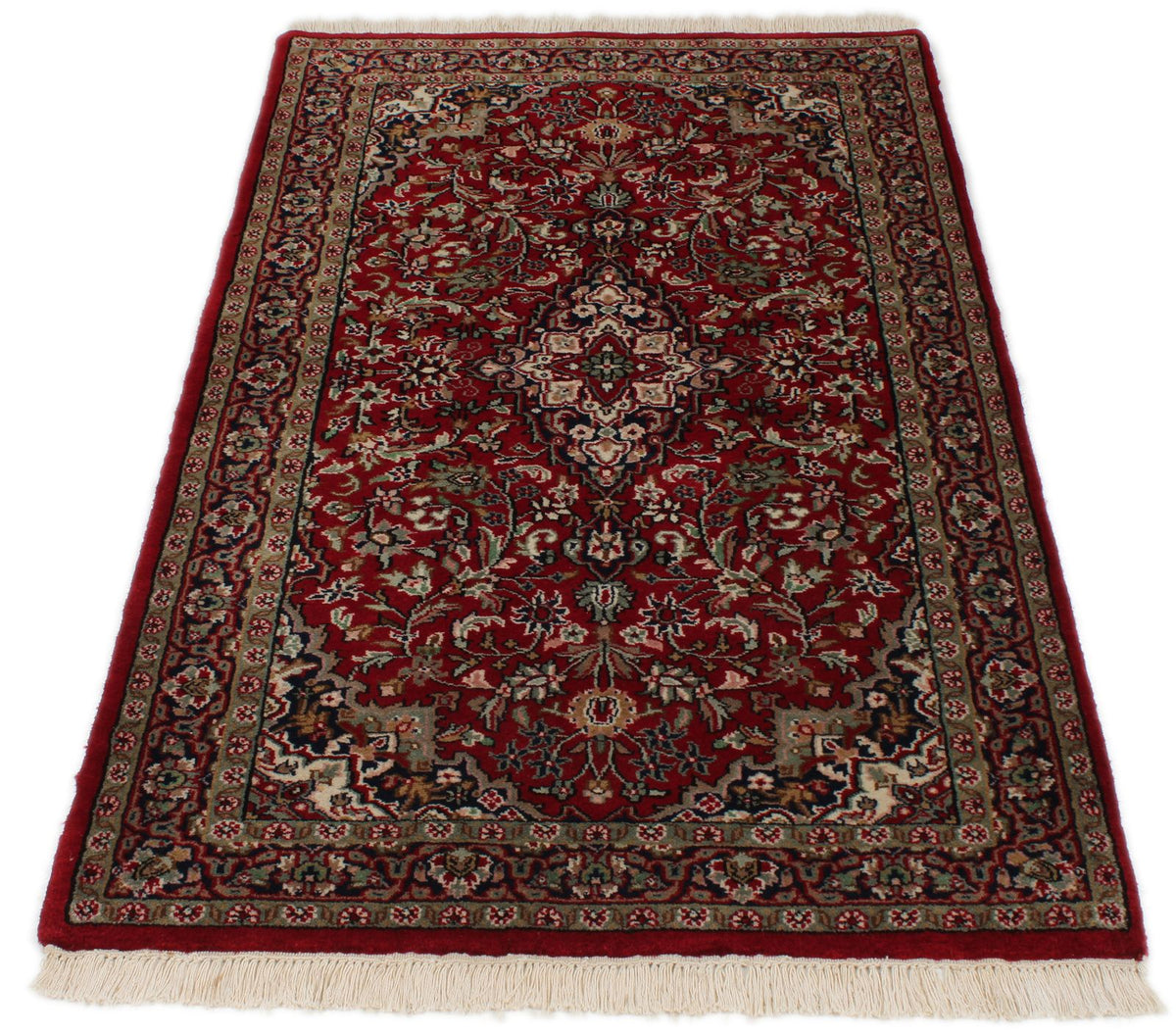 3x5 Red and Beige Turkish Traditional Rug