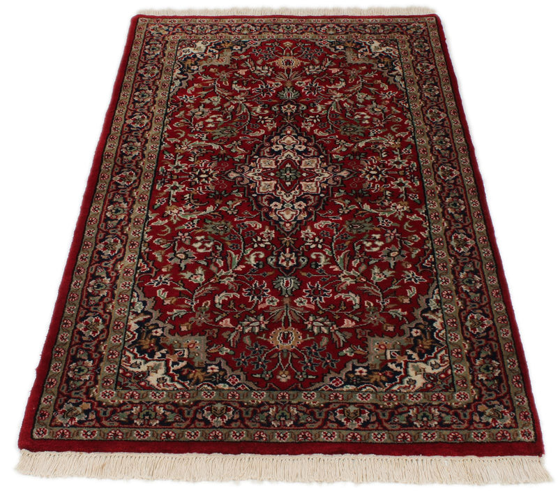 3x5 Red and Beige Turkish Traditional Rug
