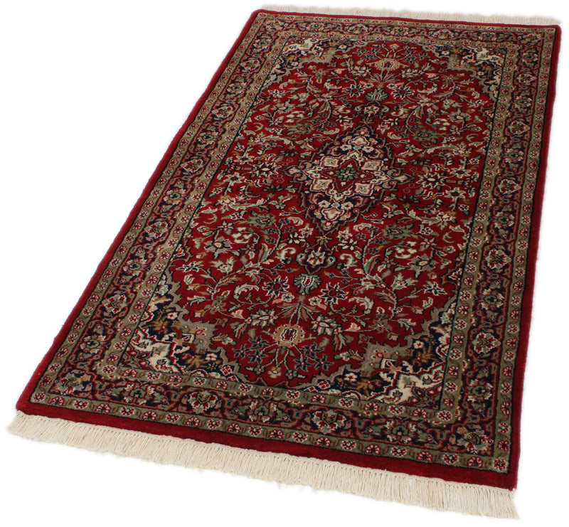 3x5 Red and Beige Turkish Traditional Rug