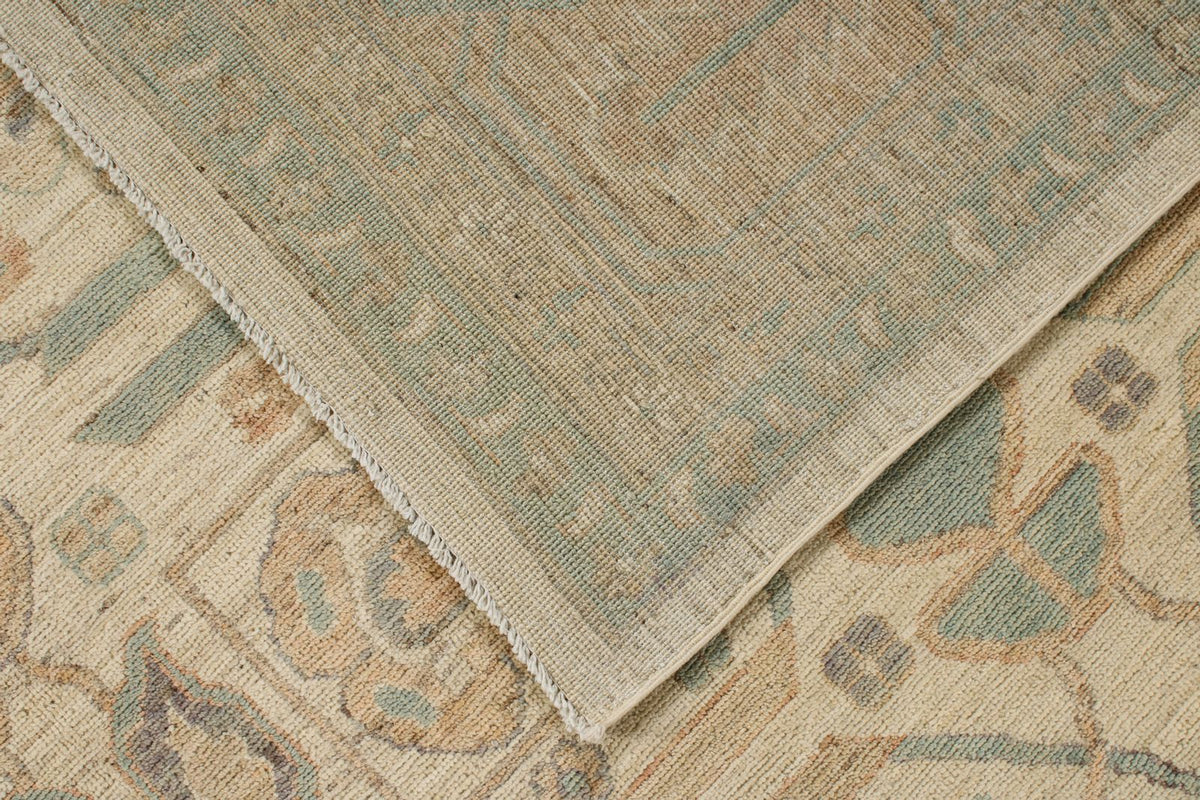 10x14 Ivory Turkish Tribal Rug