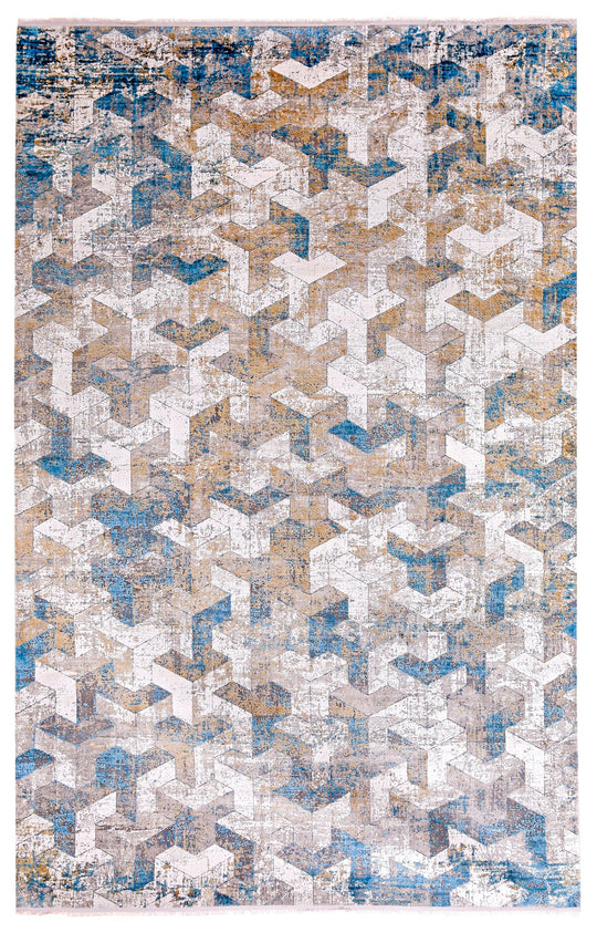 6x9 Gray Turkish Antep Rug