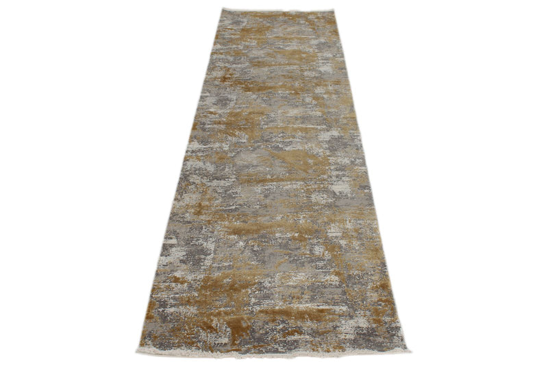 3x9 Silver and Gold Turkish Antep Runner