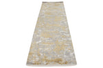 3x9 Silver and Gold Turkish Antep Runner
