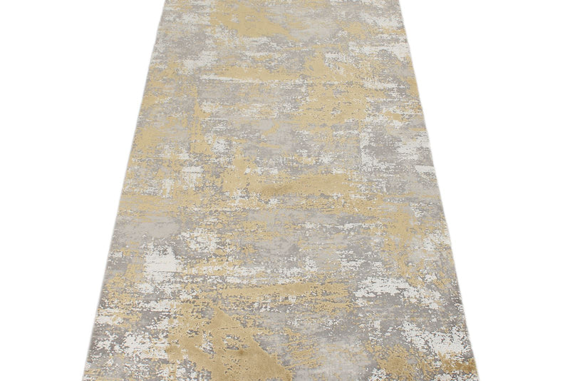 3x9 Silver and Gold Turkish Antep Runner