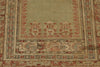4x5 Green and Rust Turkish Traditional Rug