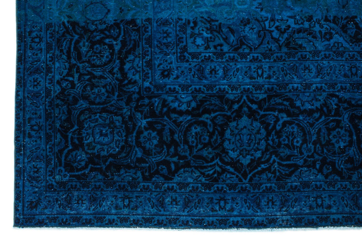 10x14 Red and Navy Turkish Oushak Rug