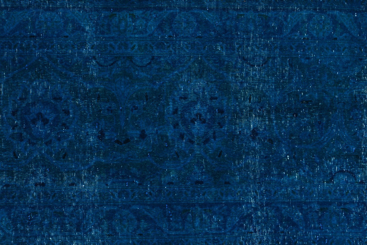 10x14 Red and Navy Turkish Oushak Rug
