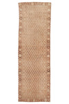 4x13 Rust and Beige Anatolian Turkish Tribal Runner