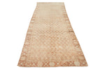 4x13 Rust and Beige Anatolian Turkish Tribal Runner