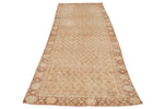 4x13 Rust and Beige Anatolian Turkish Tribal Runner