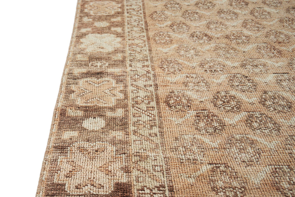 4x13 Rust and Brown Anatolian Turkish Tribal Runner