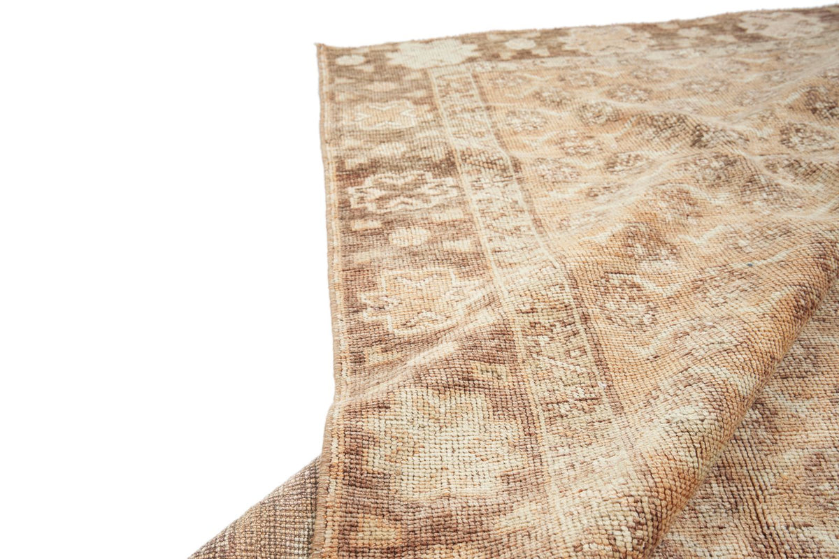4x13 Rust and Brown Anatolian Turkish Tribal Runner