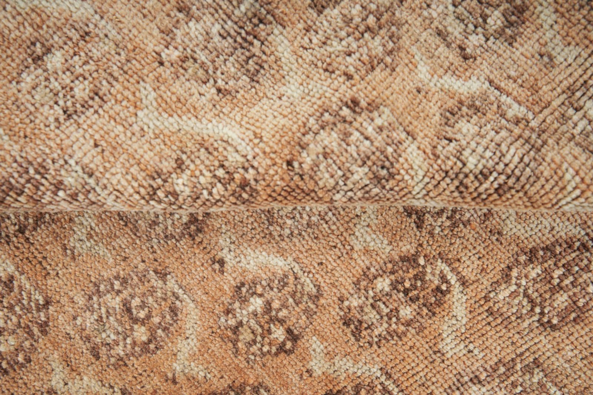 4x13 Rust and Brown Anatolian Turkish Tribal Runner