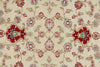 3x10 Green and Red Turkish Silk Runner