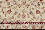 3x10 Green and Red Turkish Silk Runner