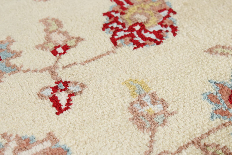 3x10 Green and Red Turkish Silk Runner
