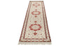 3x10 Green and Red Turkish Silk Runner
