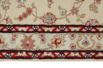3x10 Green and Red Turkish Silk Runner