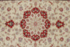 3x10 Green and Red Turkish Silk Runner