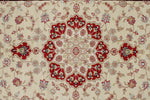 3x10 Green and Red Turkish Silk Runner