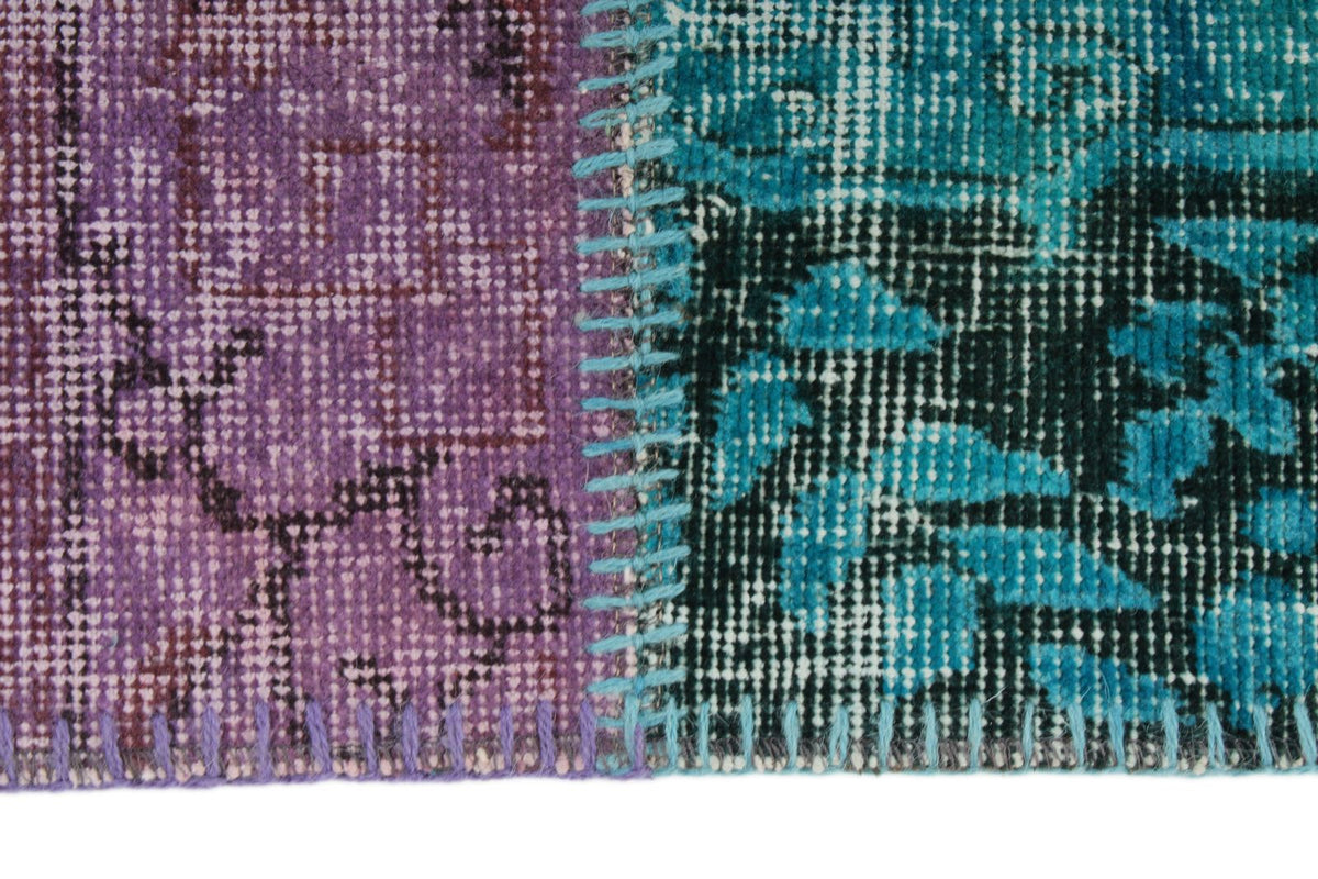 8x12 Multicolor Turkish Patchwork Rug