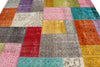 8x12 Multicolor Turkish Patchwork Rug