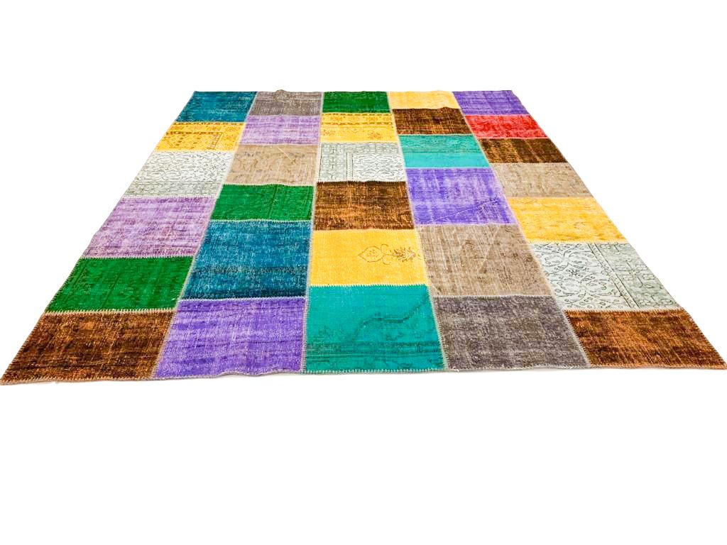 8x10 Multicolor Turkish Patchwork Rug