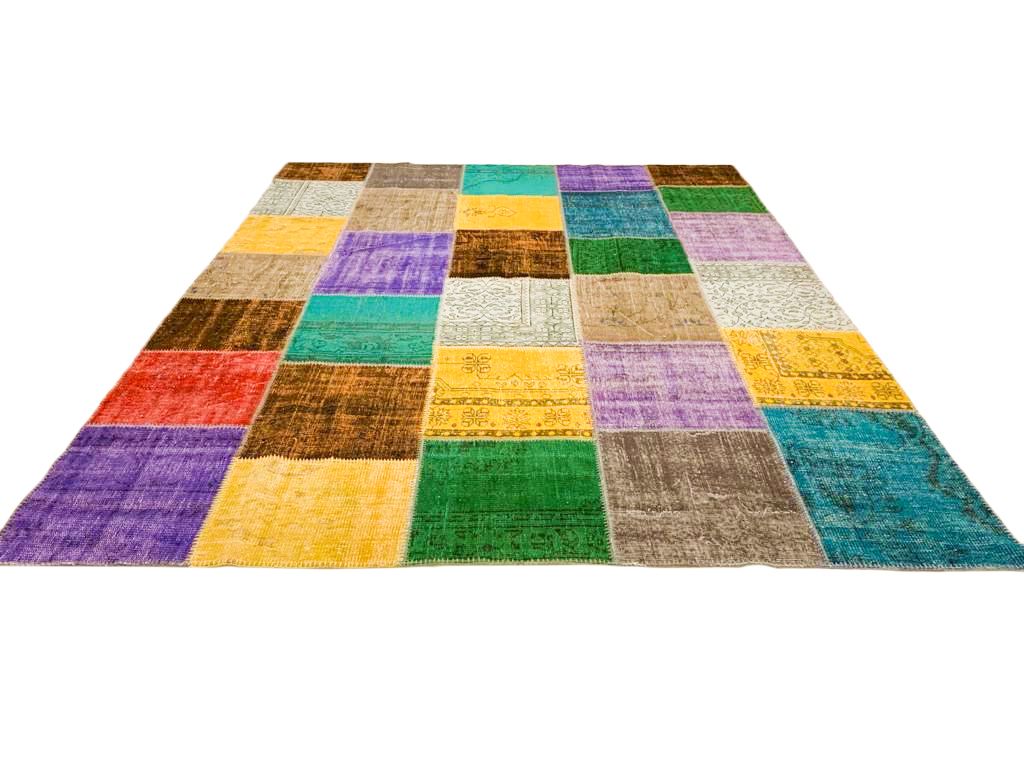 8x10 Multicolor Turkish Patchwork Rug