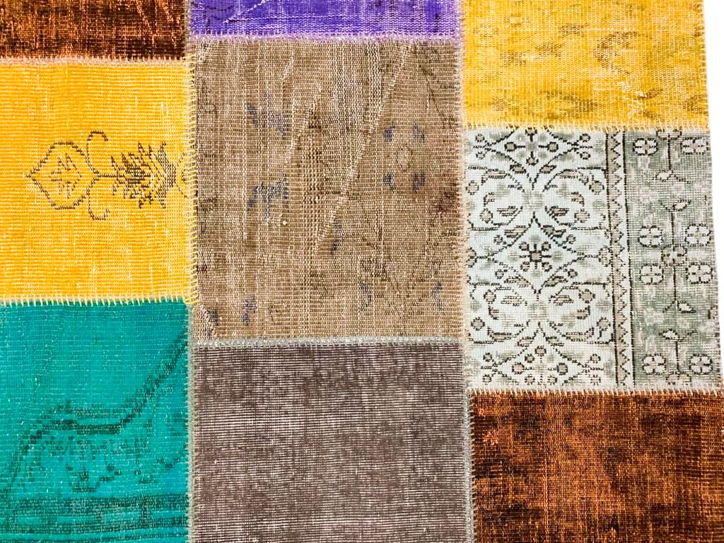 8x10 Multicolor Turkish Patchwork Rug