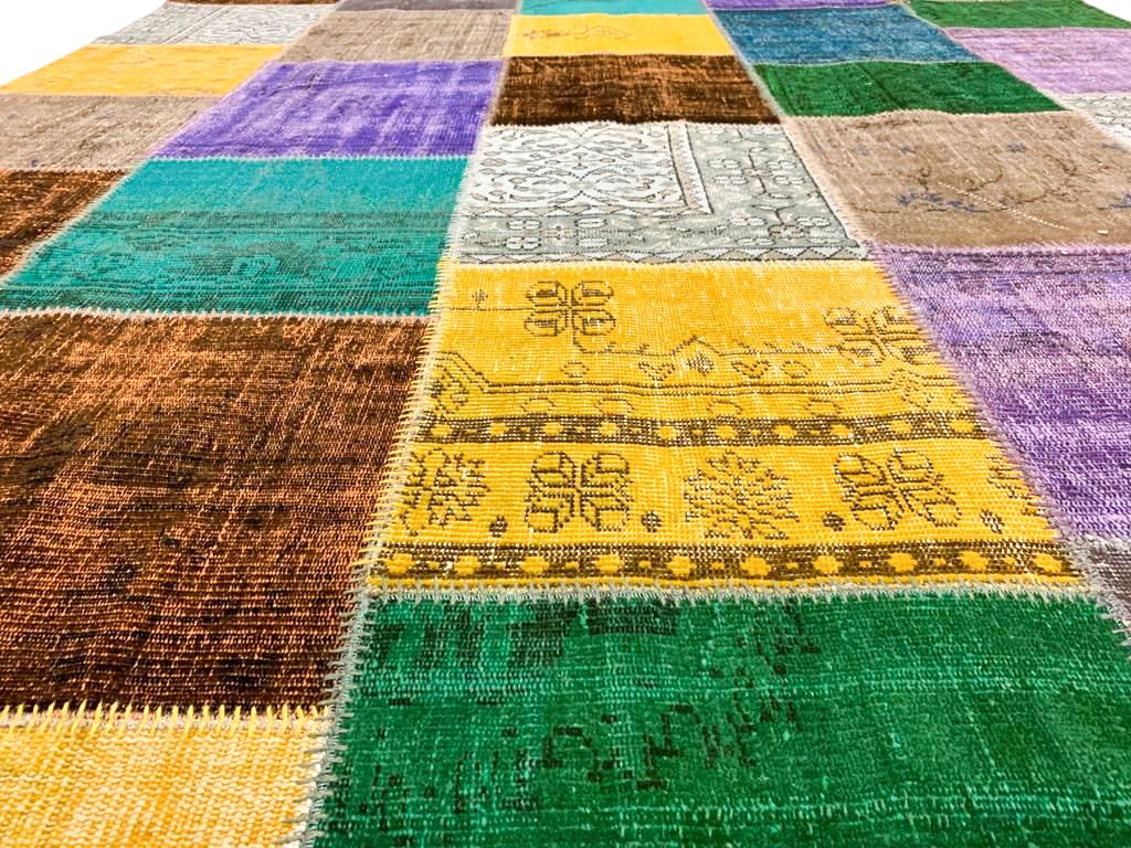 8x10 Multicolor Turkish Patchwork Rug