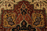 12x15 Ivory and Rust Anatolian Persian Rug