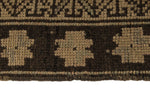 5x12 Rust and Brown Turkish Tribal Rug