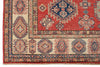 8x12 Red and Ivory Kazak Tribal Rug