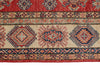 8x12 Red and Ivory Kazak Tribal Rug