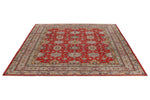 10x10 Red and Ivory Kazak Tribal Rug