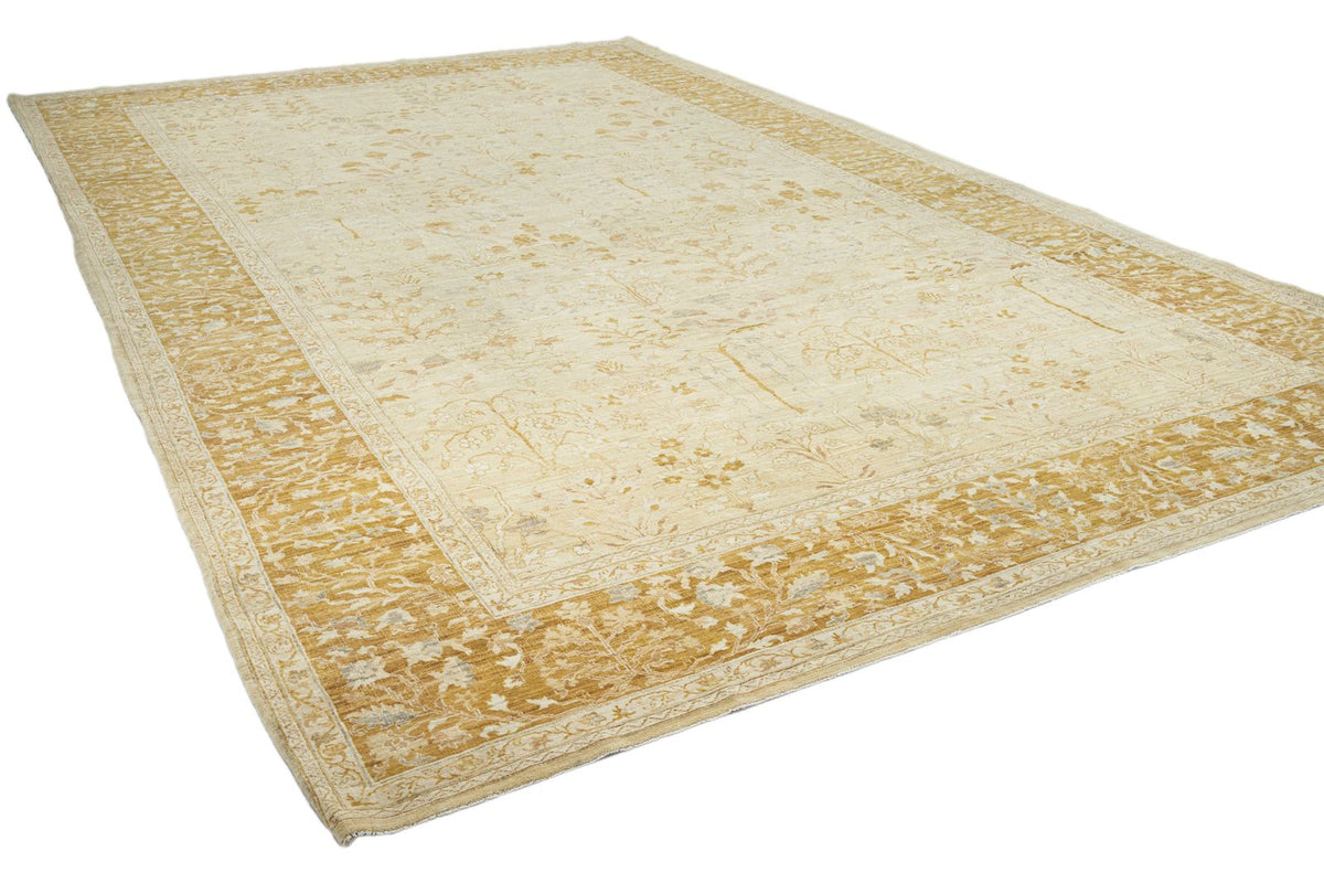 11x18 Beige and Gold Anatolian Traditional Rug