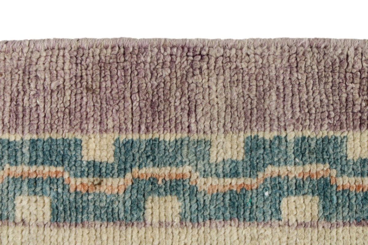 12x15 Purple and Beige Turkish Oushak Rug