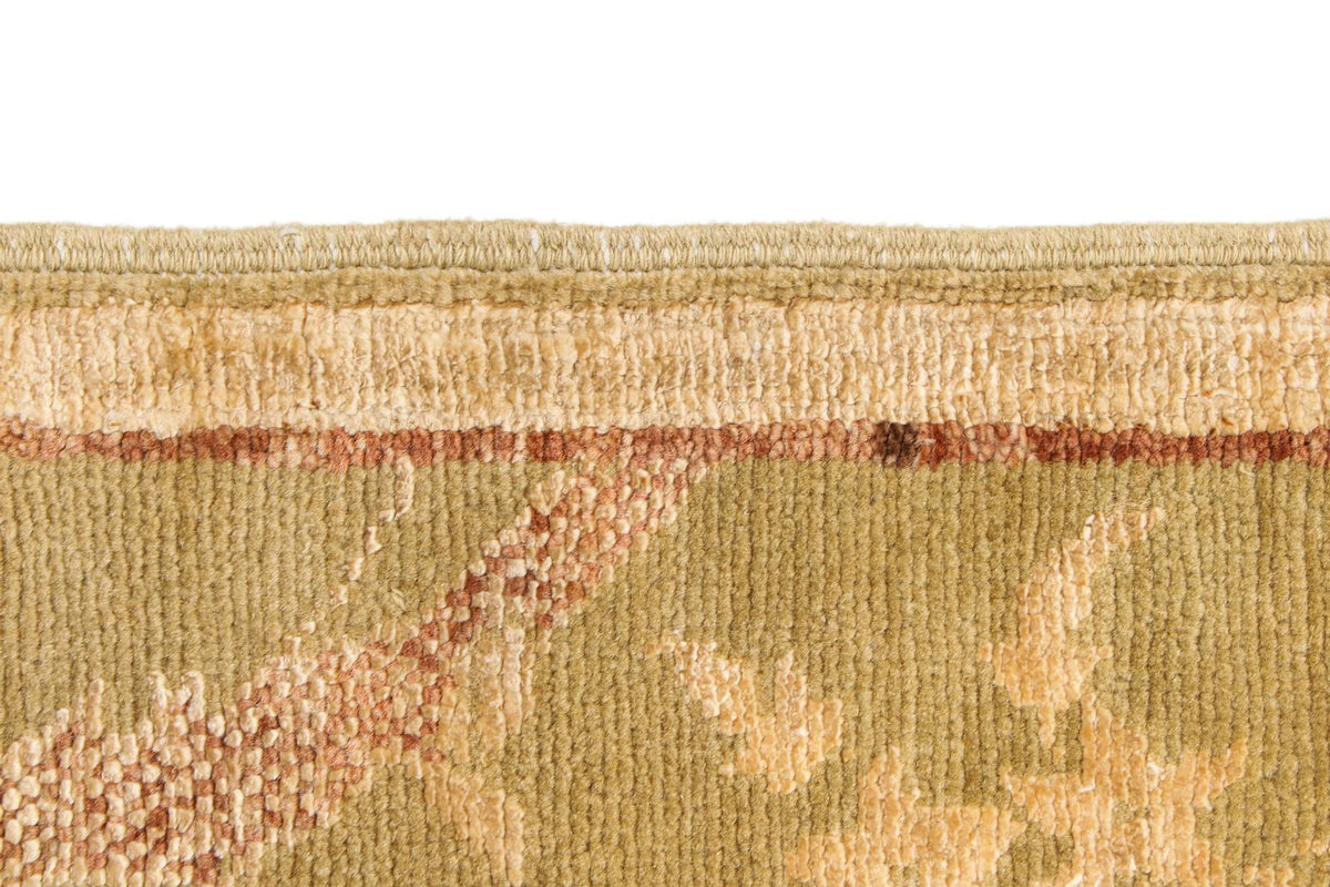 5x7 Green and Gold Modern Contemporary Rug