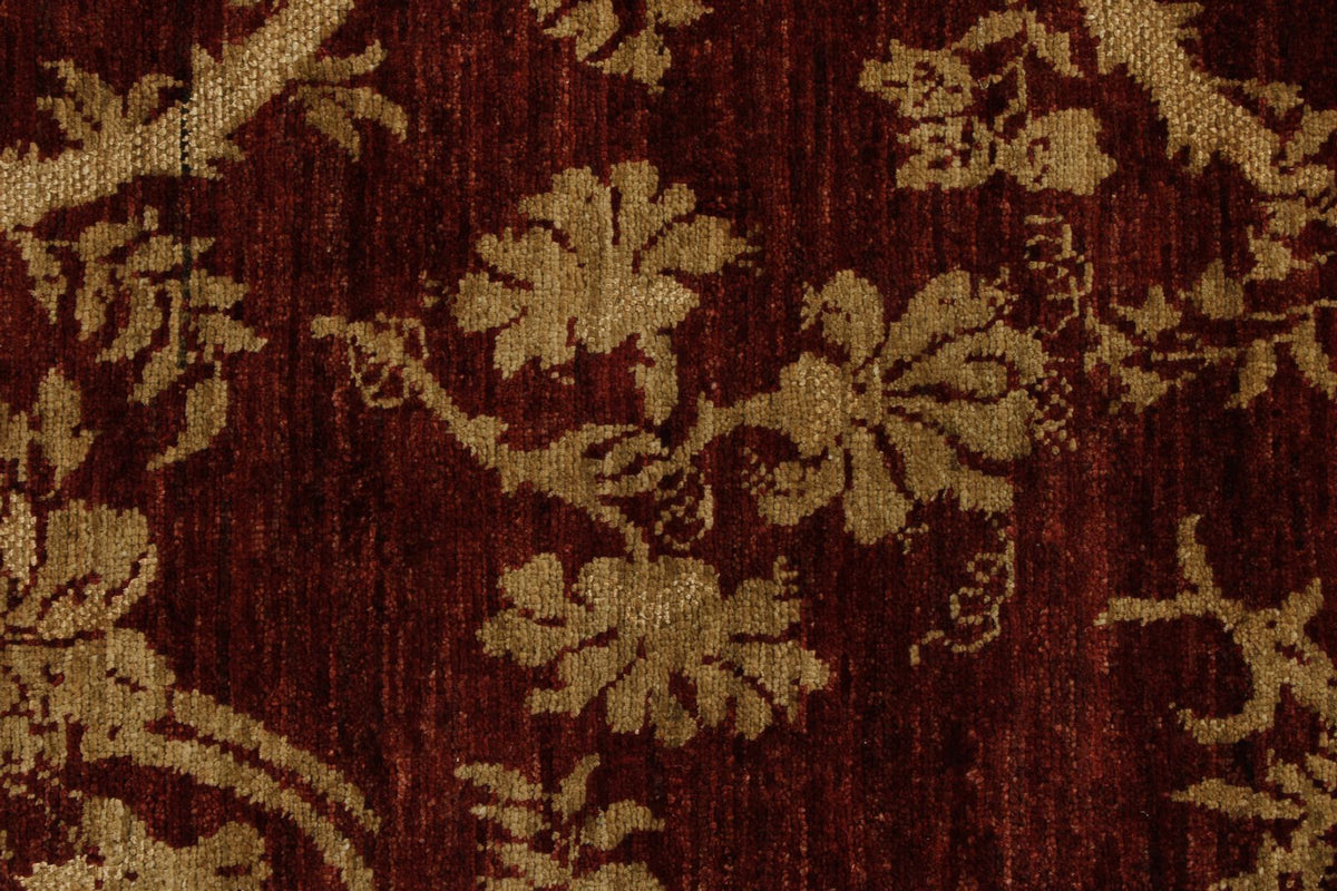 7x10 Brown and Gold Modern Contemporary Rug