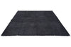 8x10 Black and Black Turkish Oushak Rug