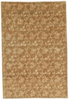 7x10 Gold and Green Modern Contemporary Rug