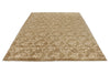 7x10 Gold and Green Modern Contemporary Rug