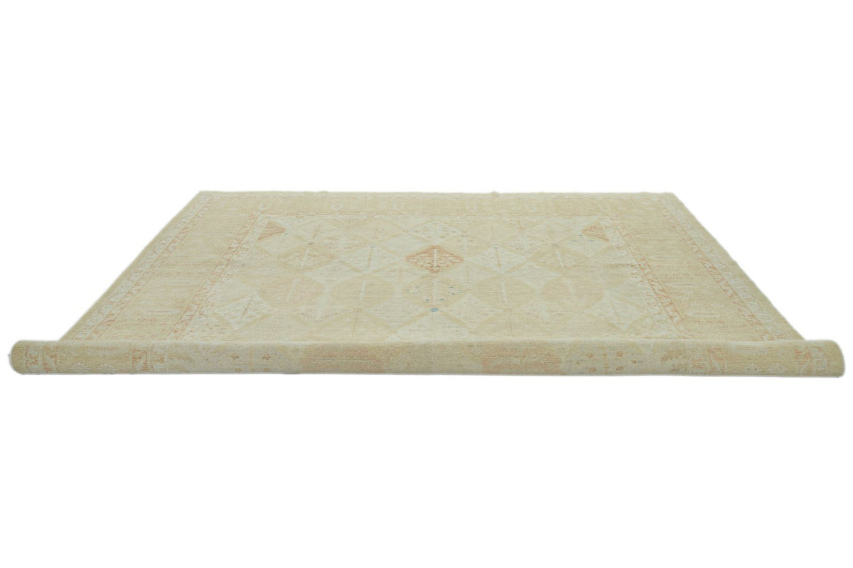 11x16 Multicolor and Gold Turkish Oushak Rug