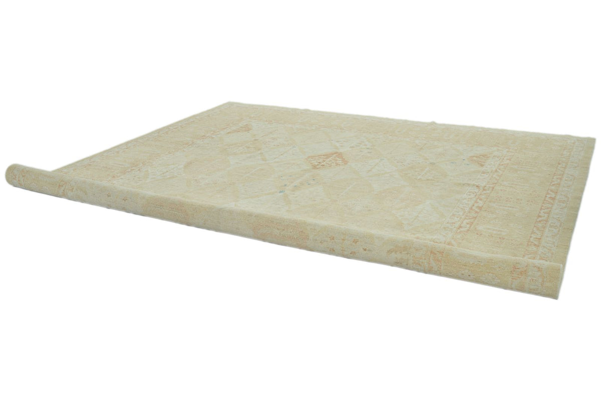 11x16 Multicolor and Gold Turkish Oushak Rug