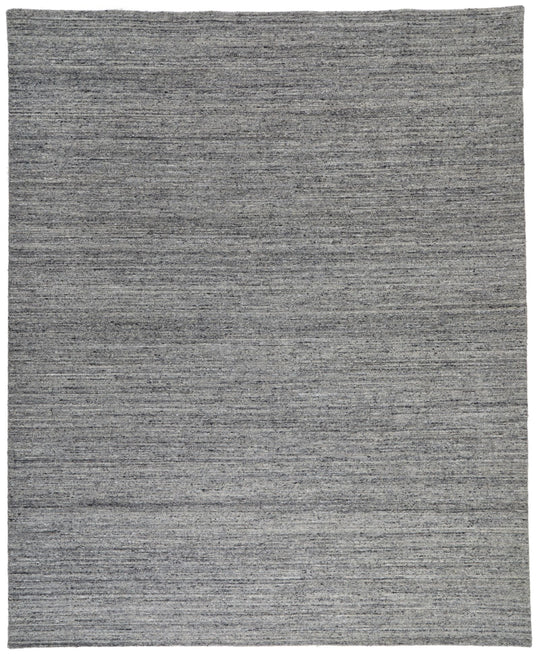 8x10 White and Gray Modern Contemporary Rug