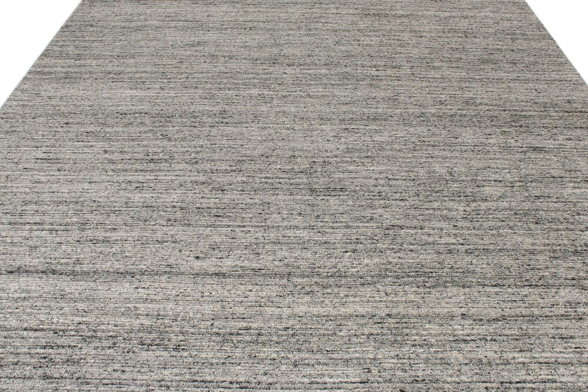 8x10 White and Gray Modern Contemporary Rug