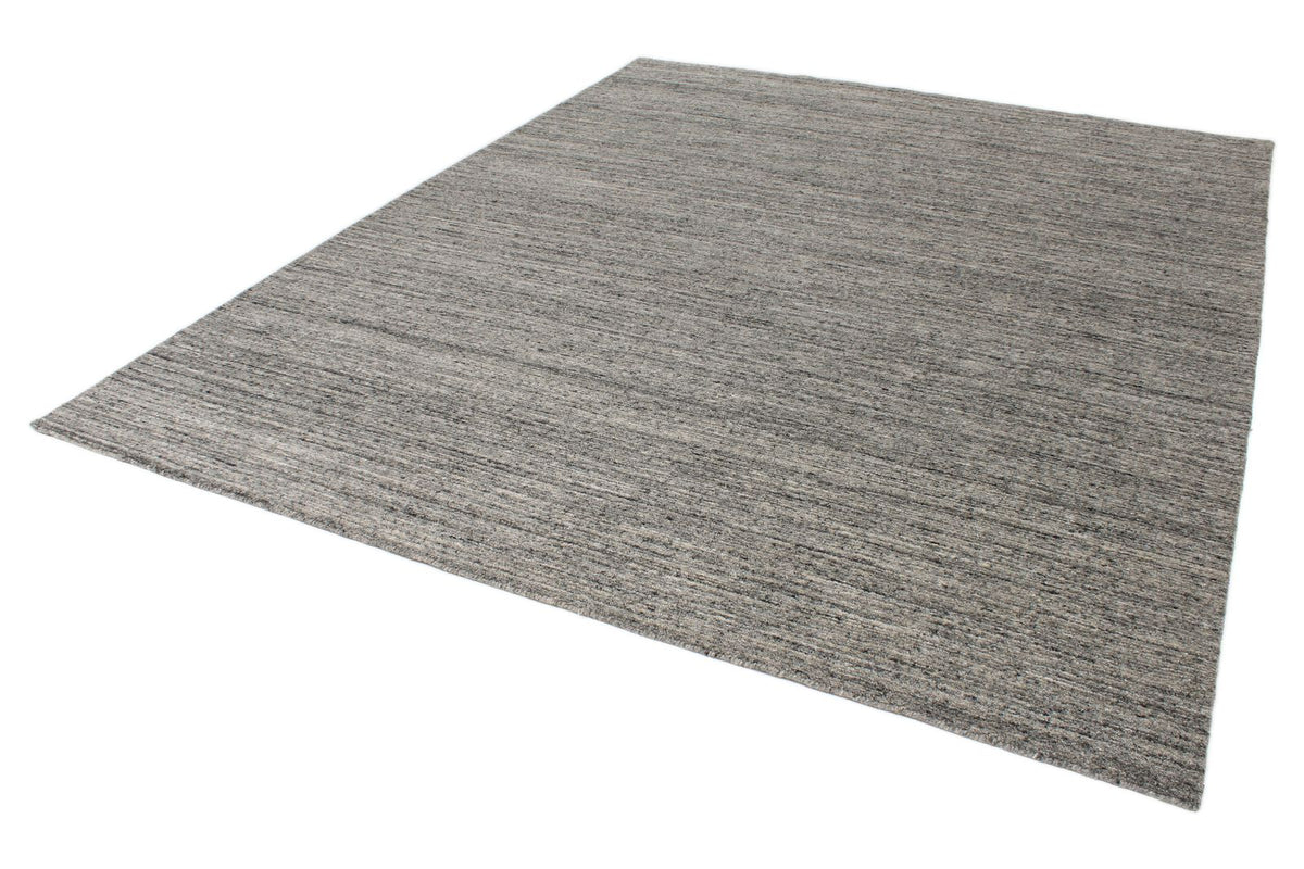 8x10 White and Gray Modern Contemporary Rug