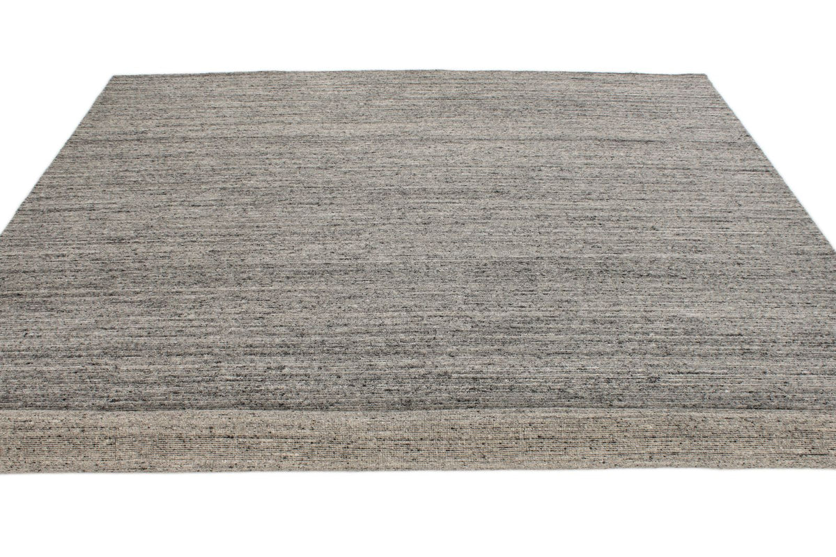 8x10 White and Gray Modern Contemporary Rug